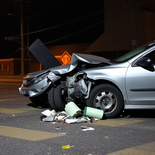 car crash damage