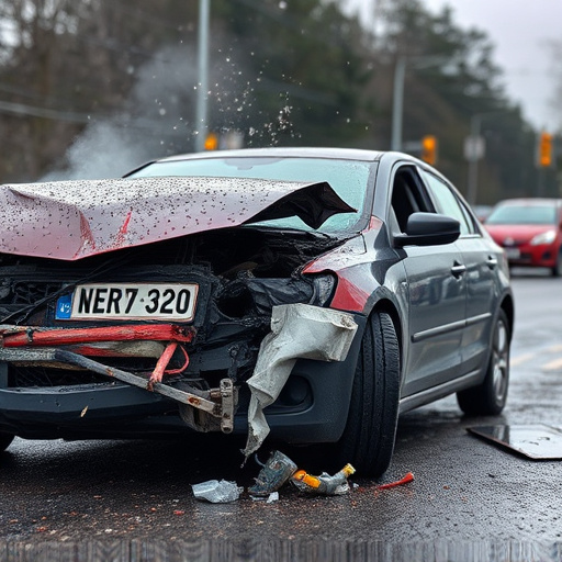 car crash damage