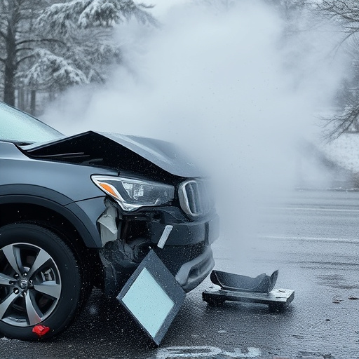car crash damage