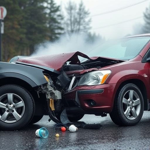 car crash damage