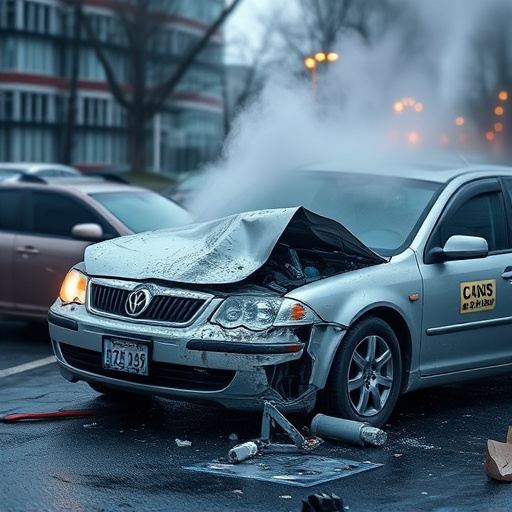 car crash damage