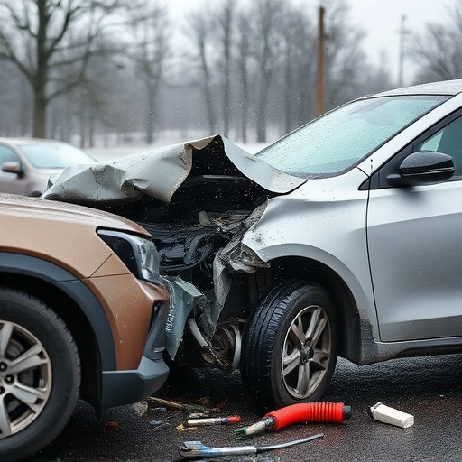 car crash damage
