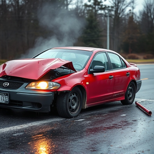 car crash damage
