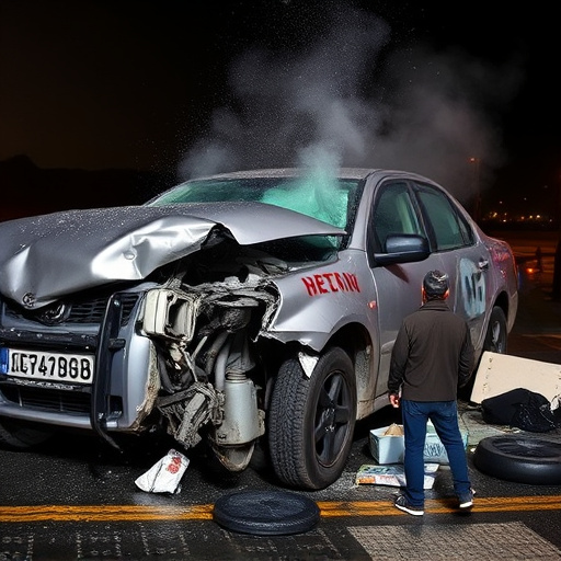 car crash damage