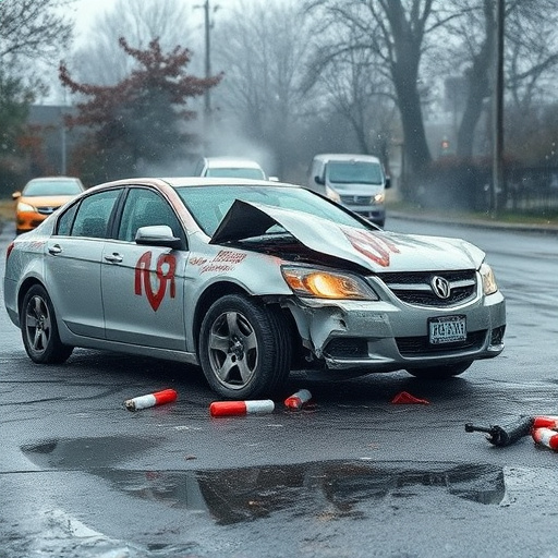 car crash damage