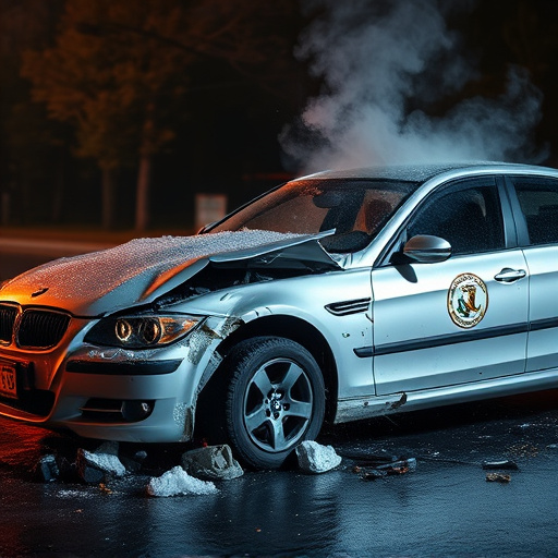 car crash damage