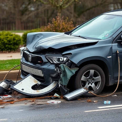 car crash damage