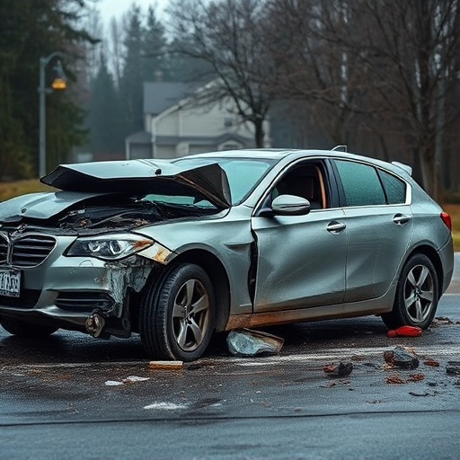 car crash damage