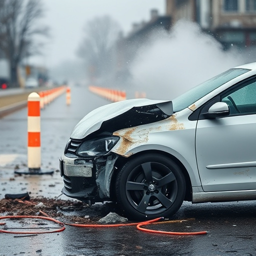 car crash damage