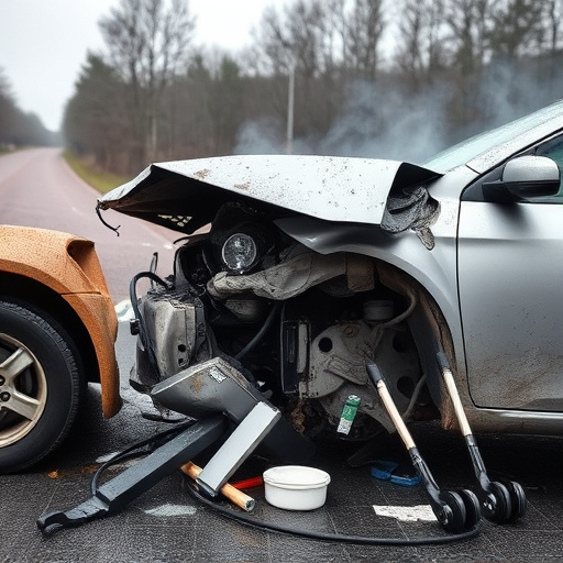 car crash damage