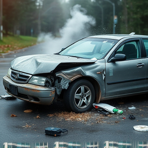 car crash damage