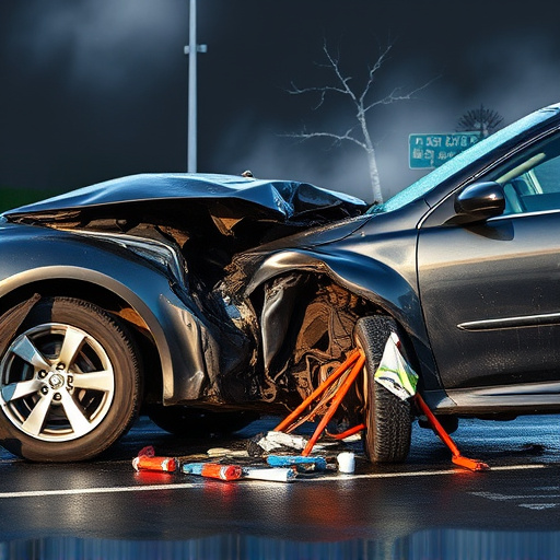 car crash damage