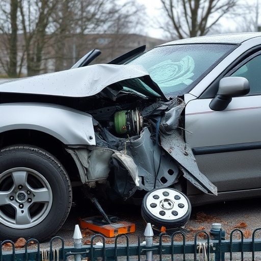 car crash damage