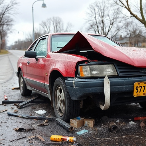 car crash damage