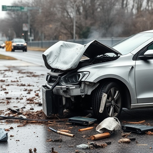 car crash damage