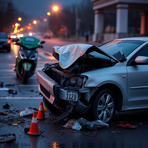 car crash damage