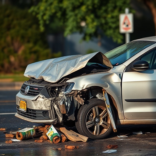 car crash damage