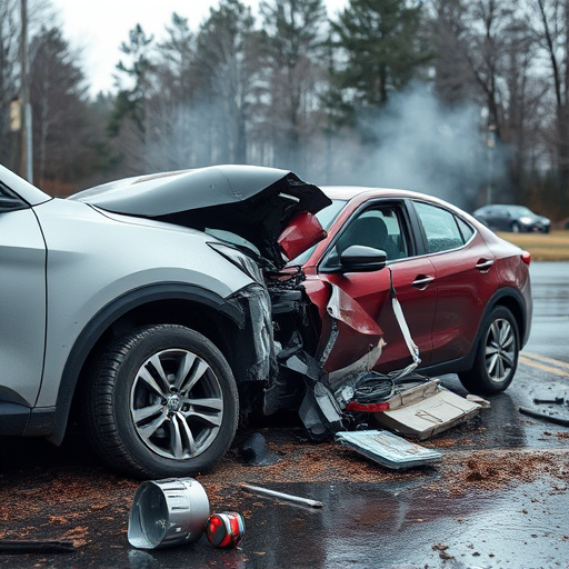 car crash damage