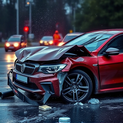 car crash damage