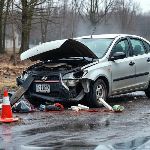 car crash damage