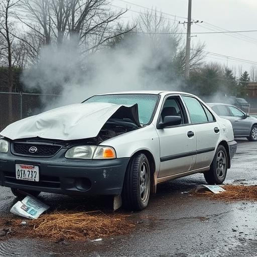 car crash damage