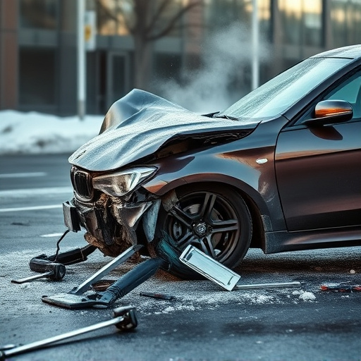 car crash damage