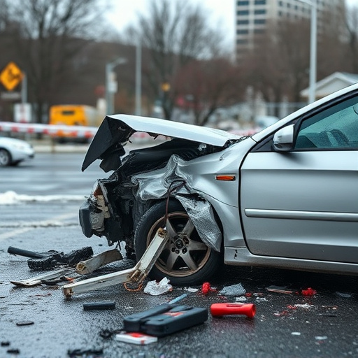 car crash damage