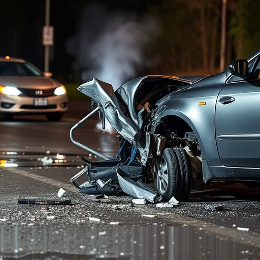 car crash damage