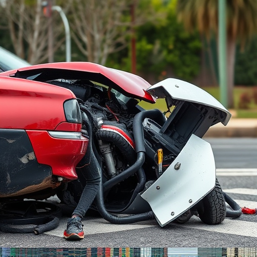 car crash damage