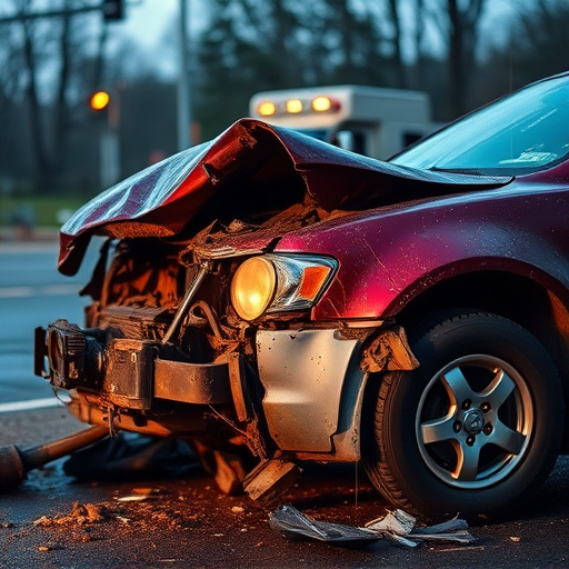 car crash damage
