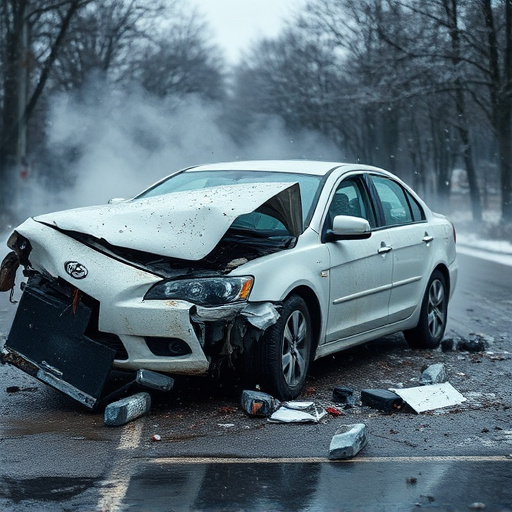 car crash damage