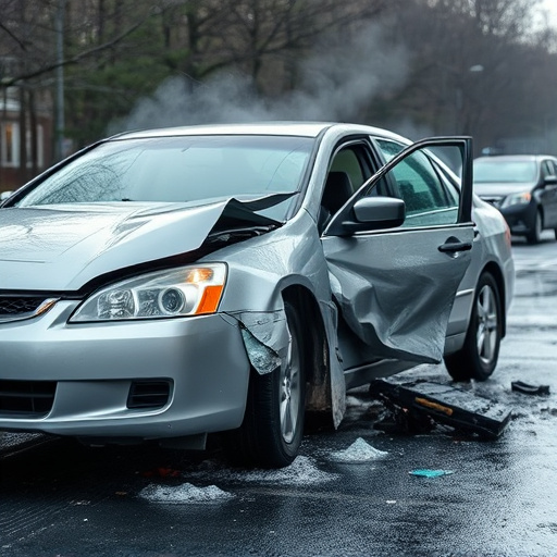 car crash damage