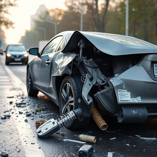 car crash damage