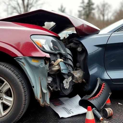 car crash damage