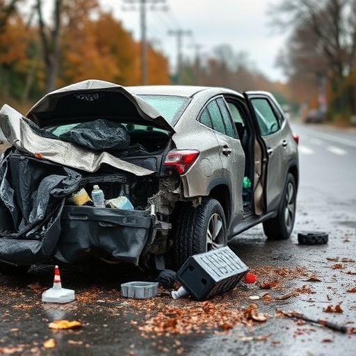 car crash damage