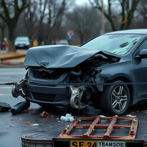 car crash damage