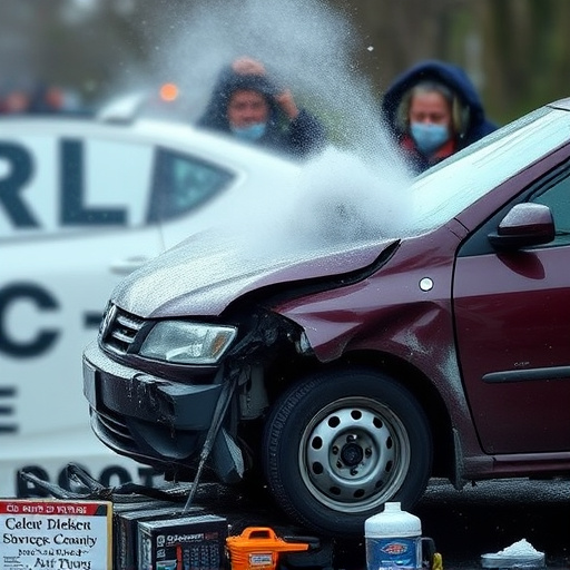 car crash damage