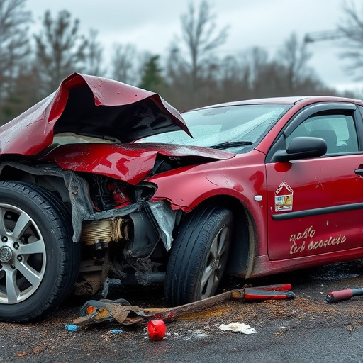 car crash damage