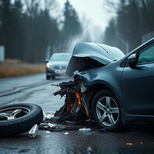 car crash damage