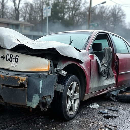 car crash damage