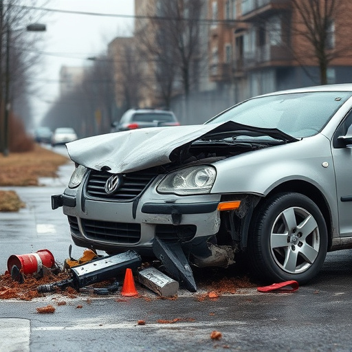 car crash damage