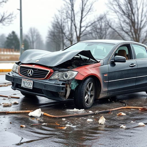 car crash damage