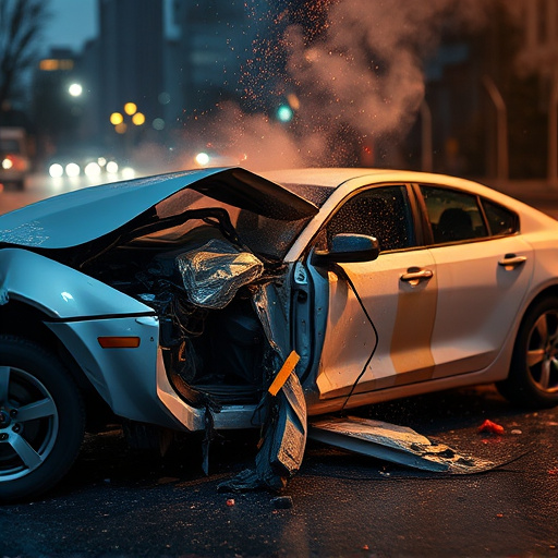 car crash damage