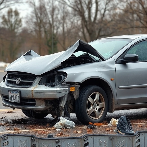 car crash damage