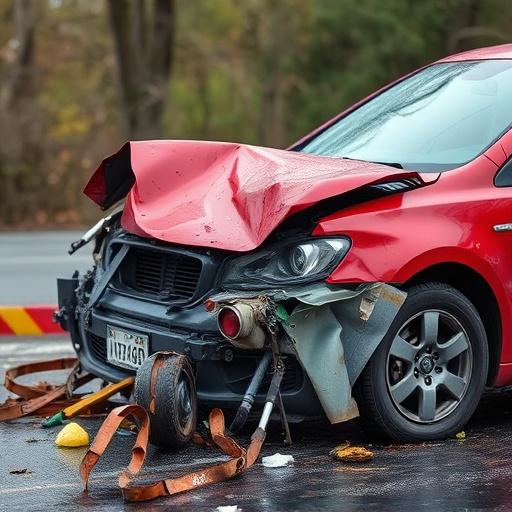 car crash damage