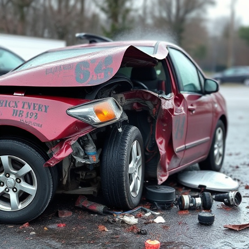 car crash damage