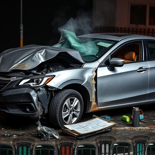 car crash damage