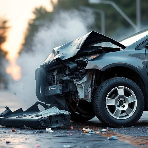 car crash damage