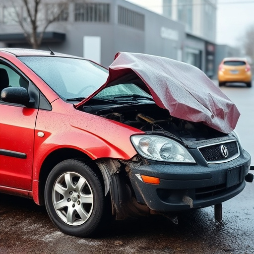 car crash damage