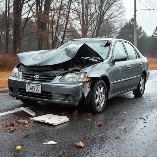 car crash damage
